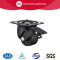 Niski środek obrotowej płyty grawitacyjnej Total Hamure Nylon Caster Wheel