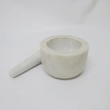 White Marble Mortar Pestle