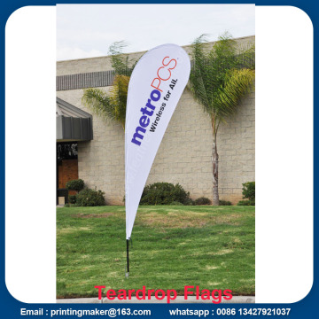 Medium Size Printed Teardrop Flags Banners