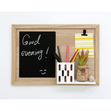 23800Wooden chalk board with organizer
