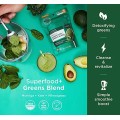 Superfood Greens تمجج التخلص من السموم 6.3oz حقيبة 30 حصص