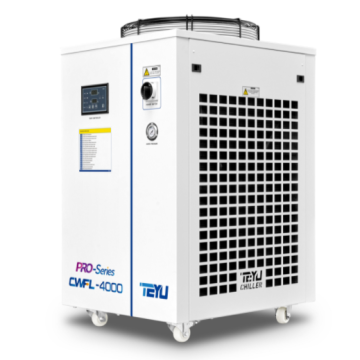 TEYU Chiller Üreticisi 4kW Fiber Lazer için Özel Olarak Tasarlanmış Endüstriyel Chiller CWFL-4000