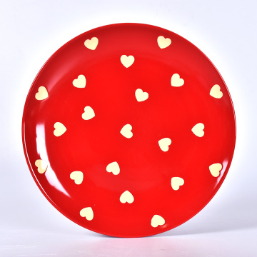 Ensembles d&#39;assiettes Valentine Hearts Series vaisselle