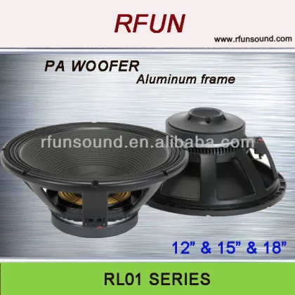 12 -18 inch RCF big bass subwoofer speakers
