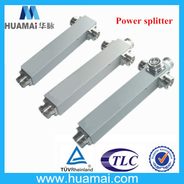 HM-1998-01 Huamai Silver Color 380-2700MHz Low PIM3 -155dBc N Type 2 way Splitter Antenna,2 way Power Divider,Power Splitter