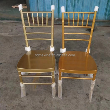 Popular Metal Customized Luxury Wedding Stacking Chiavari Chair for Events