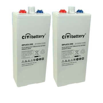 Long Life OPZV Lead Acid Tubular Battery 2V 350AH
