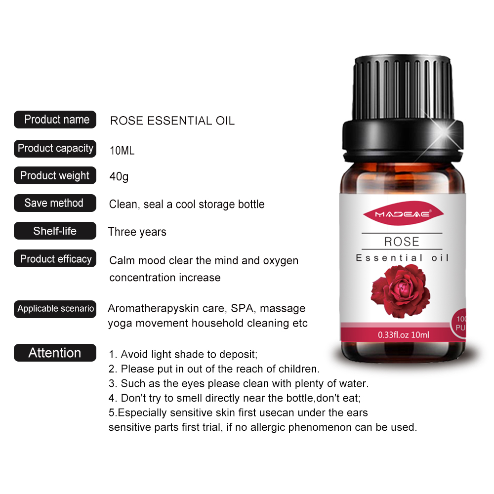 Private Label bulk price 100%Pure Rose Essential Oil