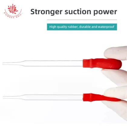 Pipette Lab Glassware Squeeze Dropper for Liquid Transfer