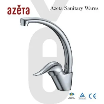 China Wholesale Single Handle Chrome Brass Kitchen Mixer