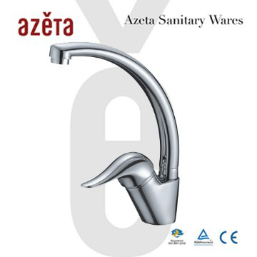 China Wholesale Single Handle Chrome Brass Kitchen Mixer