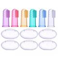 BPA Silicone trasparente Silicone Silicone Pet Spazzolino da denti