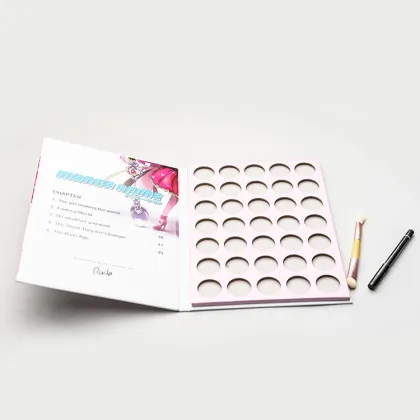 Custom Design Cosmetics Eyeshadow Palette Paper Package Box