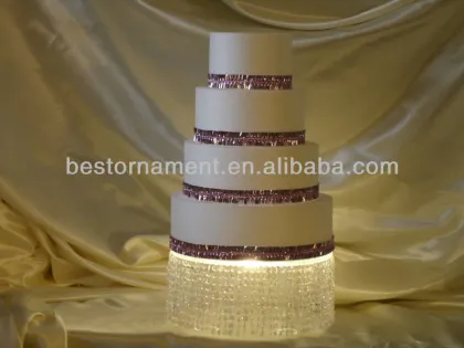Crystal Cake Stands For Wedding Cakes