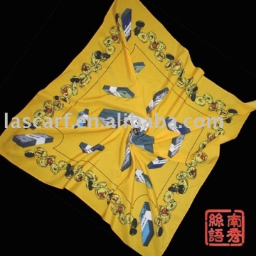 polyester square scarf in stock