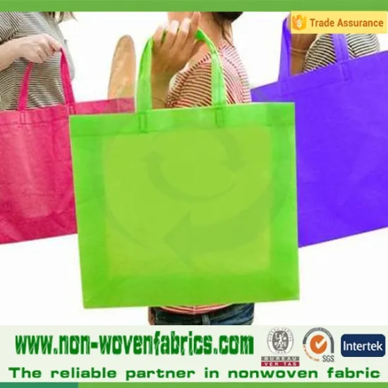 Shopping bags fabric Factory Supply 100% Pp Spunbond Nonwoven Fabric