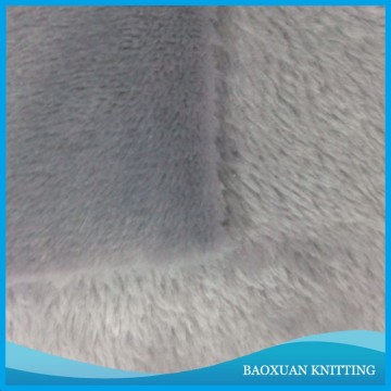 100%polyester knit fabric/DTY double fleece flannel fabric single style/factory price fabric