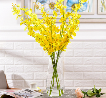 Creative display of glass vases