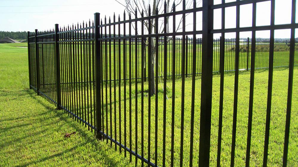 Galvanzied Wroght Iron Ziinc Steel fence For Garden