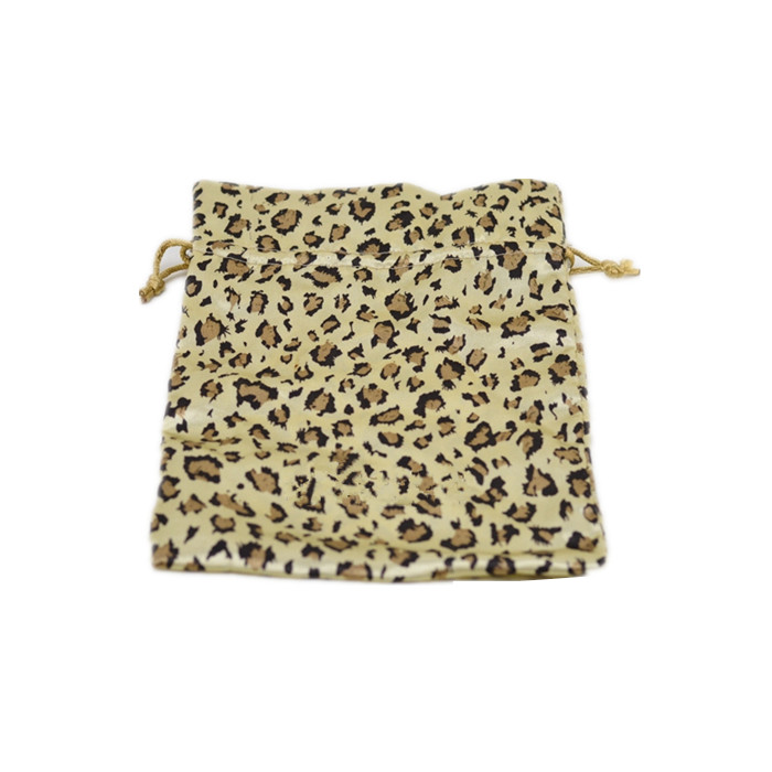 Leopard Printed Satin Bag