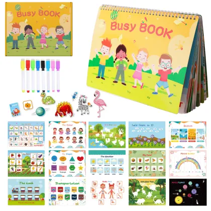 Custom Printing My Preschool Montessori Busy Book