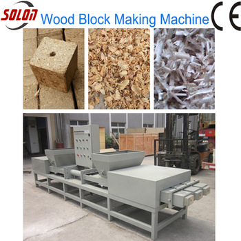 Solon Wood Shaving Pallet Press Machine Wood Chips Log Making Machine