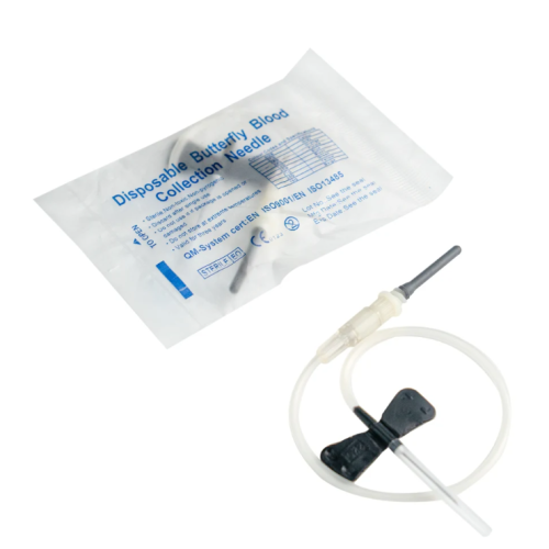 Aiguilles de collecte de sang de papillon 20g sous vide