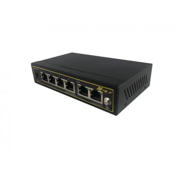 Unmanaged PoE Ethernet Auto-check switch