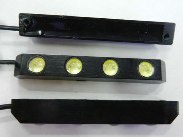 Car Accessories Daytime Running Light LED DRL 4LED * 2,high power round led drl/ daytime running light