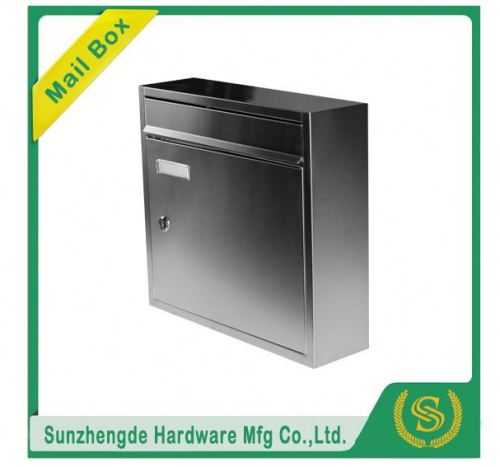 SMB-003SS High Quality German Garden Stainless Steel Mailboxes And Stands