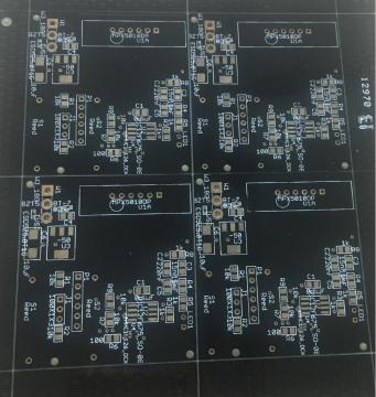 2 layer PCB FR4 1.6mm Black Solder