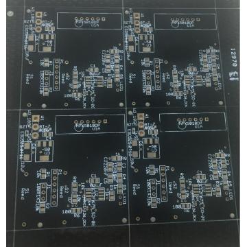 2 layer PCB FR4 1.6mm Black Solder