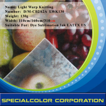 100% polyester warp knitting light plain fabrics