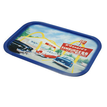 Cheap Price Rectangle Serving Tray, Made of Tinplate, OEM Orders Welcomed