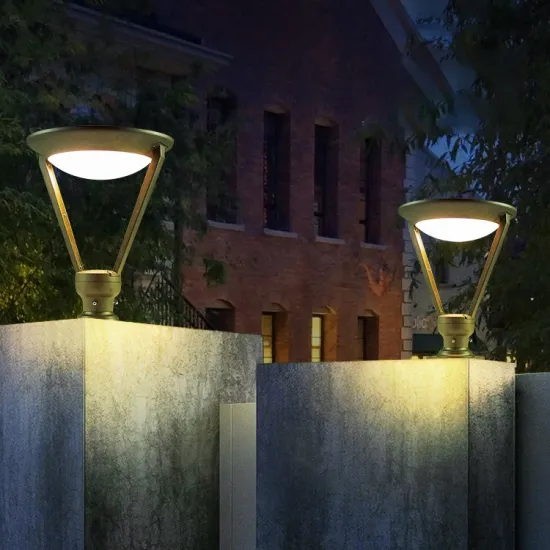 Yunduo Waterproof Outdoor Metal Garden Pillar Lights