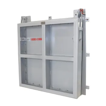 carbon steel welded square drainage flap valve