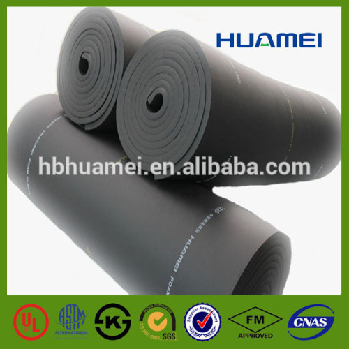 Black soft Flexible foam rubber insulation sheet