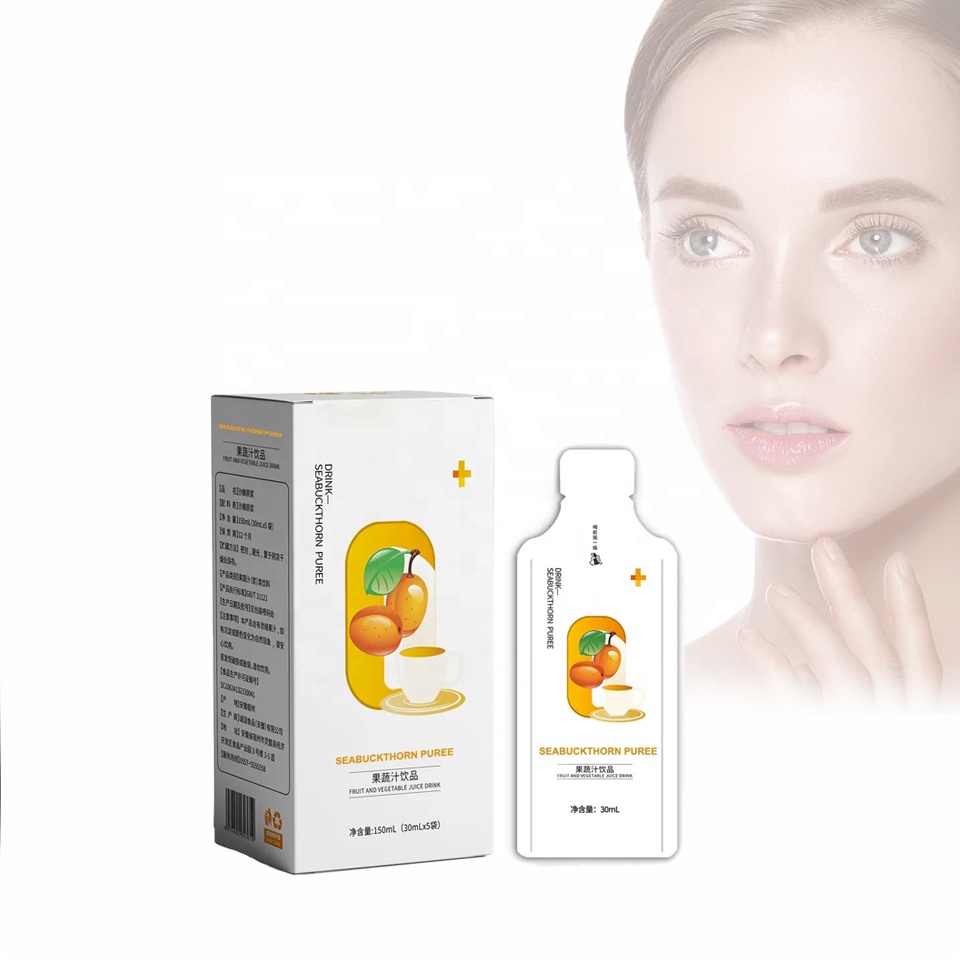 Suplemento OEM/ODM Vitamina E Vegano Seabuckthorn Líquido oral