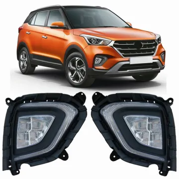 CarWay LED Fog Light and DRL for Hyundai ix25 Creta 2017-2018