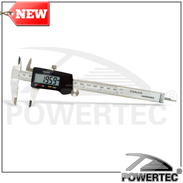 POWERTEC 0-200mm/0-8\" Digital Electronic Caliper