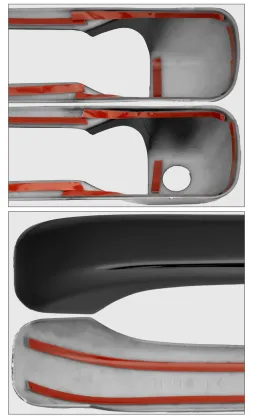 Glossy Black Door Handle Cover for Jeep Grand Cherokee and Commander 2009