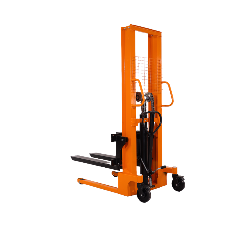 Portable Hydraulic Pallet Stacker: Electric Forklift with Remote Control (500kg/1000kg Capacity)