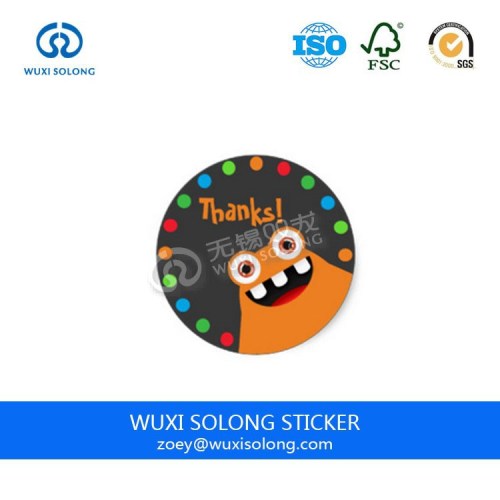 Custom Round Paper Sticker Labels Factory Direct For Various Packaging From WuXi Solong