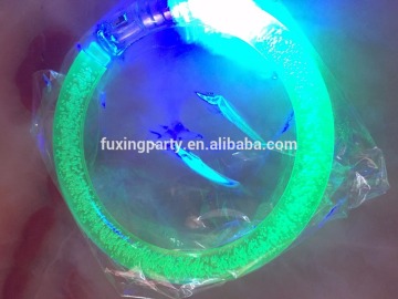 fuxing famous led bracelet the dark baby toy flashing party led jewelry remote wrist strap,bar party ktv colorful wristbands