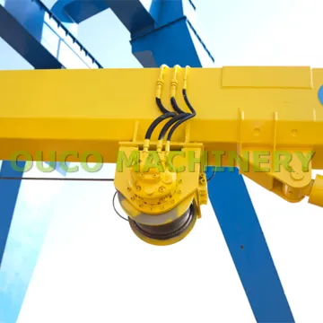 0.2T20M Telescopic Boom Marine Crane with Hydraulic Cylinder