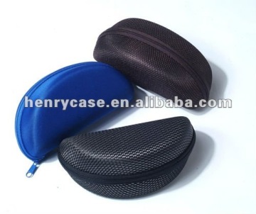 2014 compact hard Plain color sunglasses case