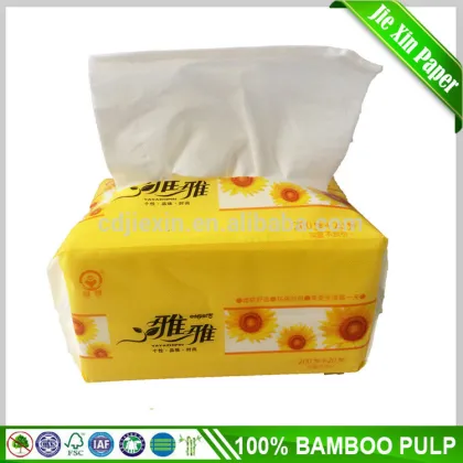 Facial tissue plastic package/business facial tissue in alibaba best sellers
