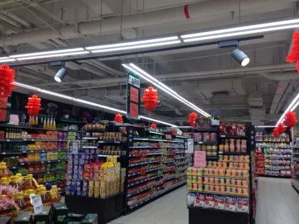 Loevet 1200mm kitchen cabinet led lights for supermarket lighting