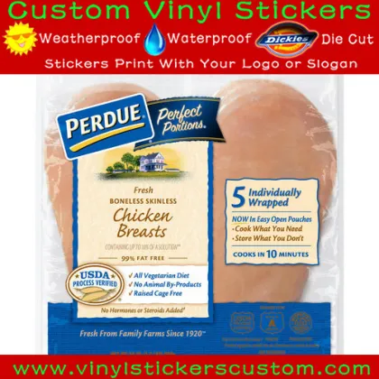 Cmyk Full Color Meat Packaging Labels,Food Packaging Label, Private Frozen Food Label