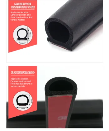 Sponge Rubber Edge Protection seal strip for car